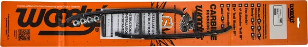 WOODYS Trail Blazer Round Bar Runners 6" - Durable Ski Carbide for Enhanced Performance