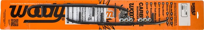 WOODYS Trail Blazer Round Bar Runners 6" - High-Performance Skis/Carbides for Powersports Enthusiasts
