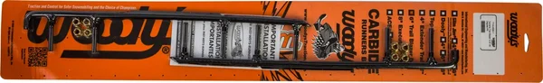 WOODYS TYV4-6550 Trail Blazer Round Bar Runners 6" - Durable Ski Runners for Powersports