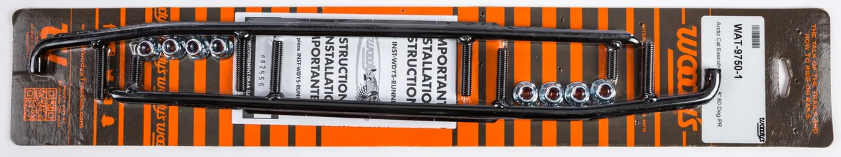 WOODYS WAT-9750 Executive Round Bar Runners - Durable Ski Carbide for Powersports Enthusiasts