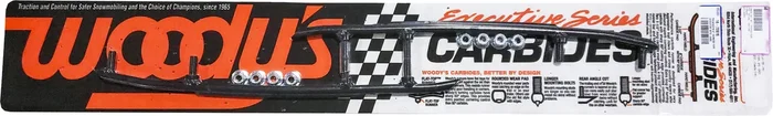 WOODYS WYV-6450 Executive Round Bar Runners - Durable Carbide Skis for Snowmobiles
