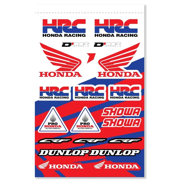 D-COR - 40-10-116 - Honda Decal Sheet