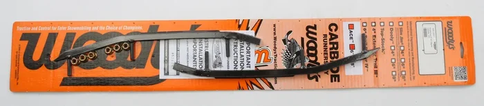 WOODYS AP6-1300 Ace™ Runner - Tallest Carbide Runner for Aggressive Turning & Deep Snow Performance