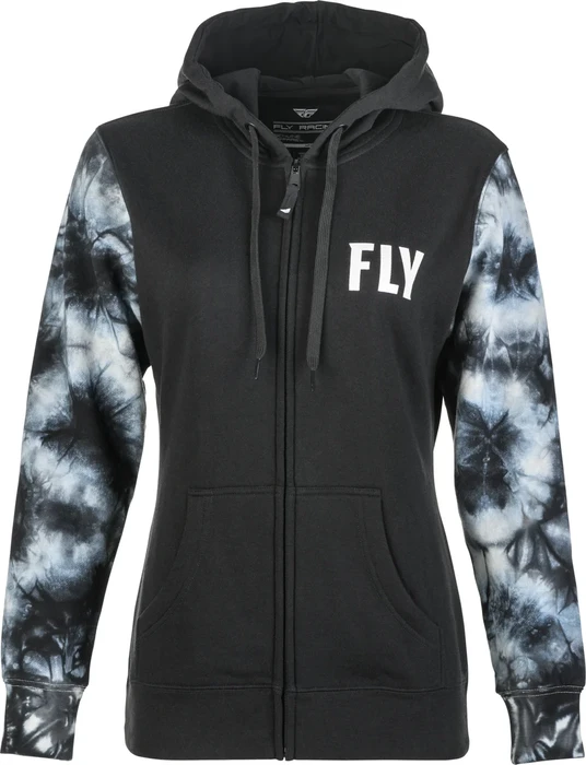 FLY RACING - 358-0070L - Women's Tie-Die Zip Up Hoodie