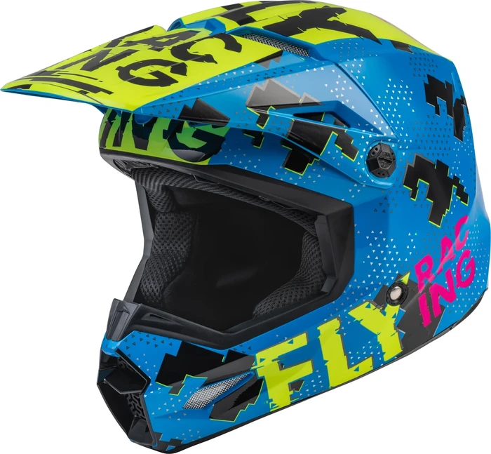 FLY RACING - F73-3492YS - Youth Kinetic Scan Helmet