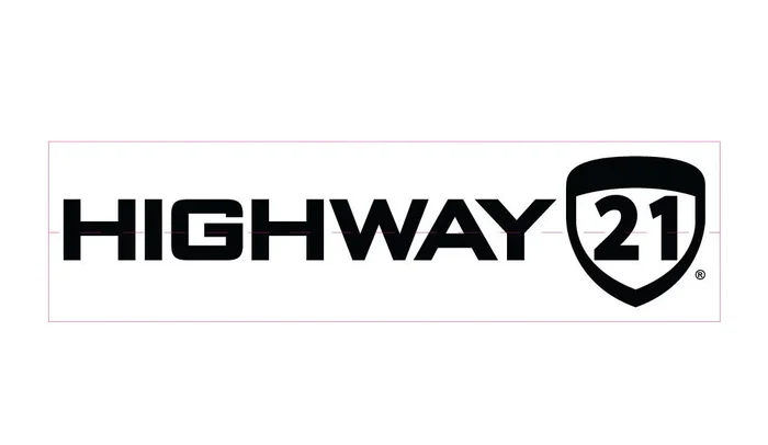 HIGHWAY 21 - 489-9003 - Full Logo Sticker
