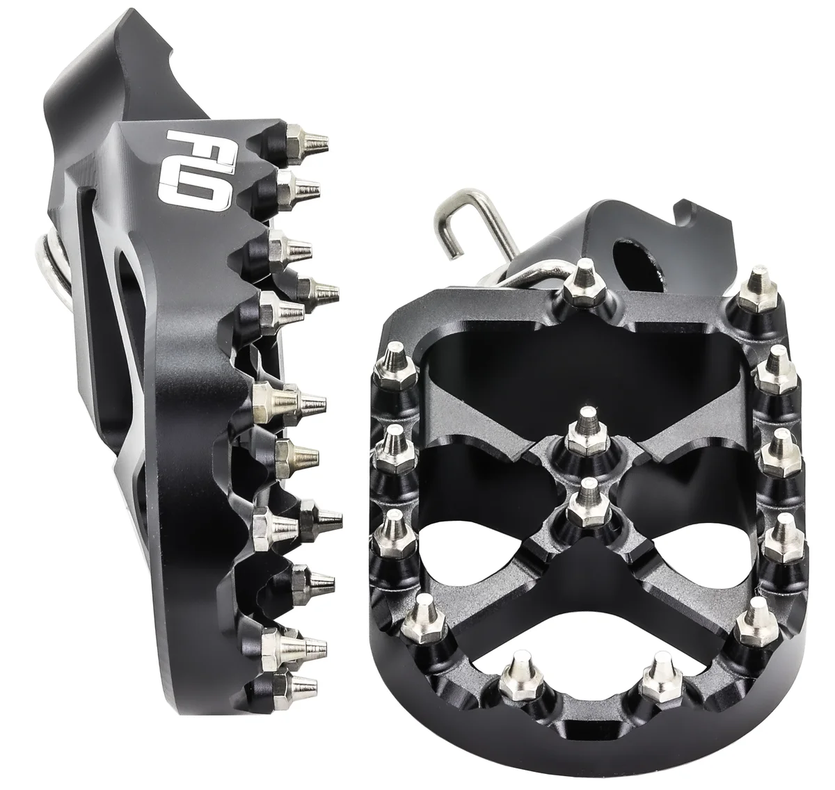 FLO MOTORSPORTS - FPEG-798BLK - Pro Series Footpegs