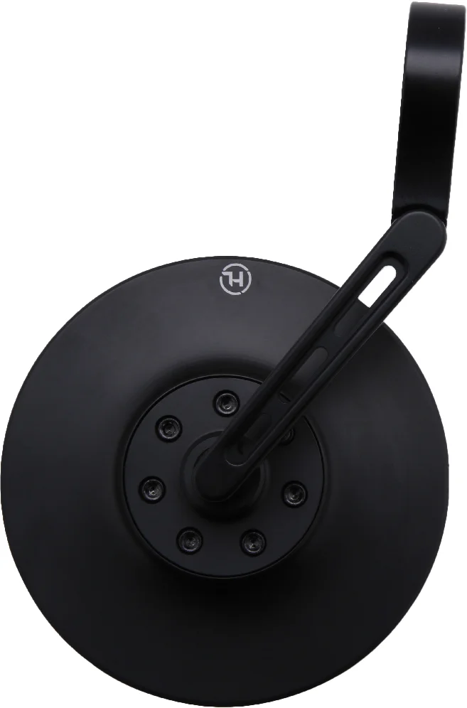 HIGHSIDER - 301-294 - Conero 2 Black Edition Handlebar End Mirror