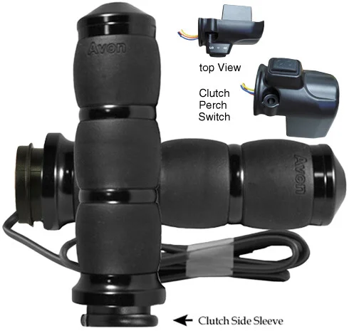 AVON - AIR-96-FLY-RHT - Velvet Air Cushion FBW Heated Grips