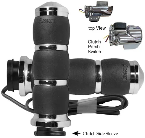 AVON - AIR-93-FLY-RH - Velvet Air Cushion FBW Heated Grips