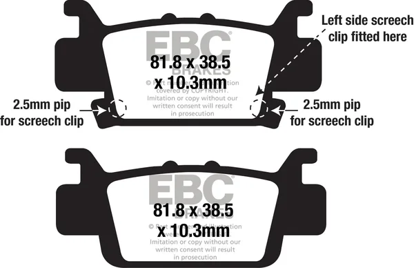 EBC - FA703SV - Standard Brake Pads