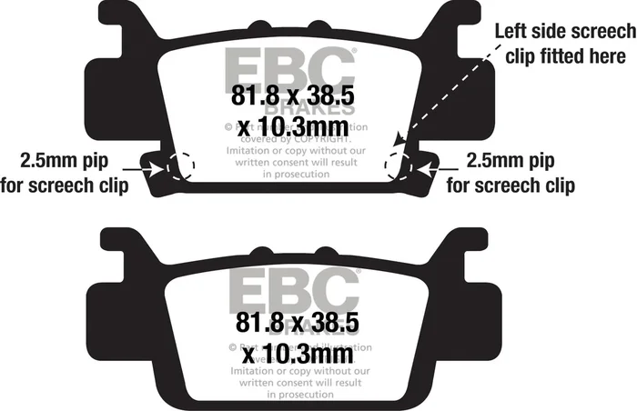 EBC - FA703SV - Standard Brake Pads