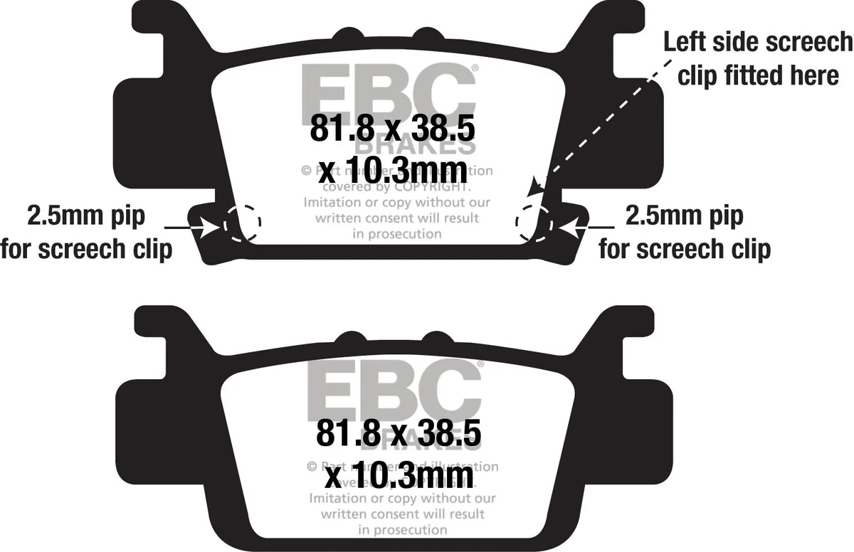 EBC - FA703SV - Standard Brake Pads