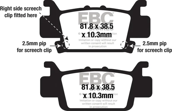 EBC - FA704SV - Standard Brake Pads