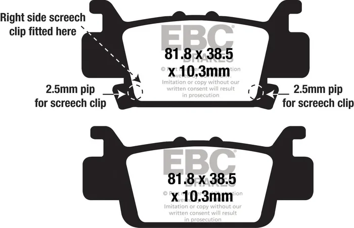 EBC - FA704SV - Standard Brake Pads