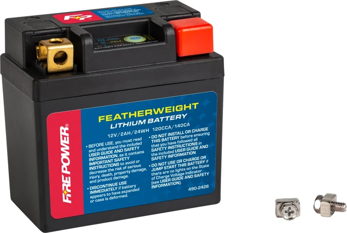 FIRE POWER - HJ04L-FP-B - Featherweight Lithium Battery