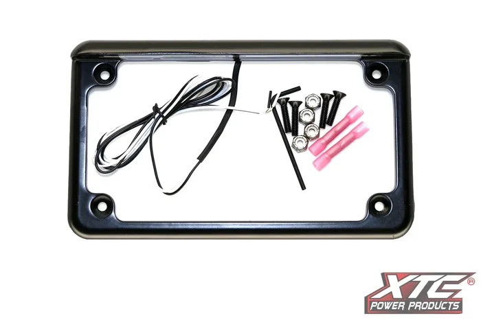 XTC POWER PRODUCTS - LF-6BK - License Plate Frame/Mount