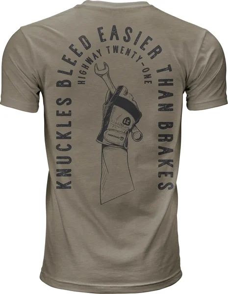 HIGHWAY 21 - 489-2003S - Knuckles Tee
