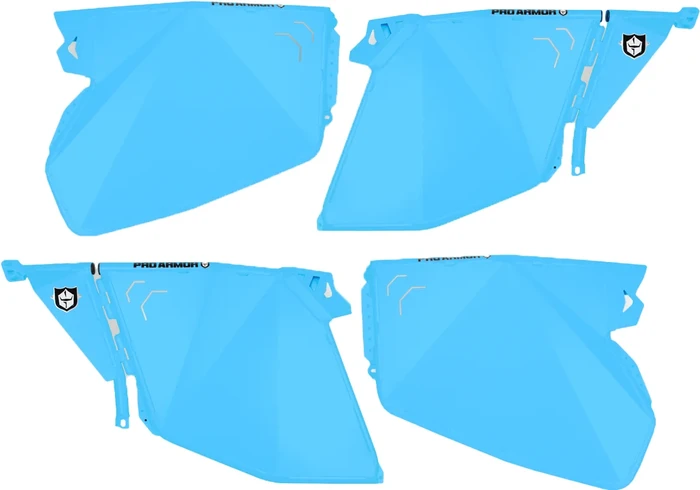 PRO ARMOR P144D000SB Traditional/Tail Door - Durable UTV Cab Door with Weather Protection