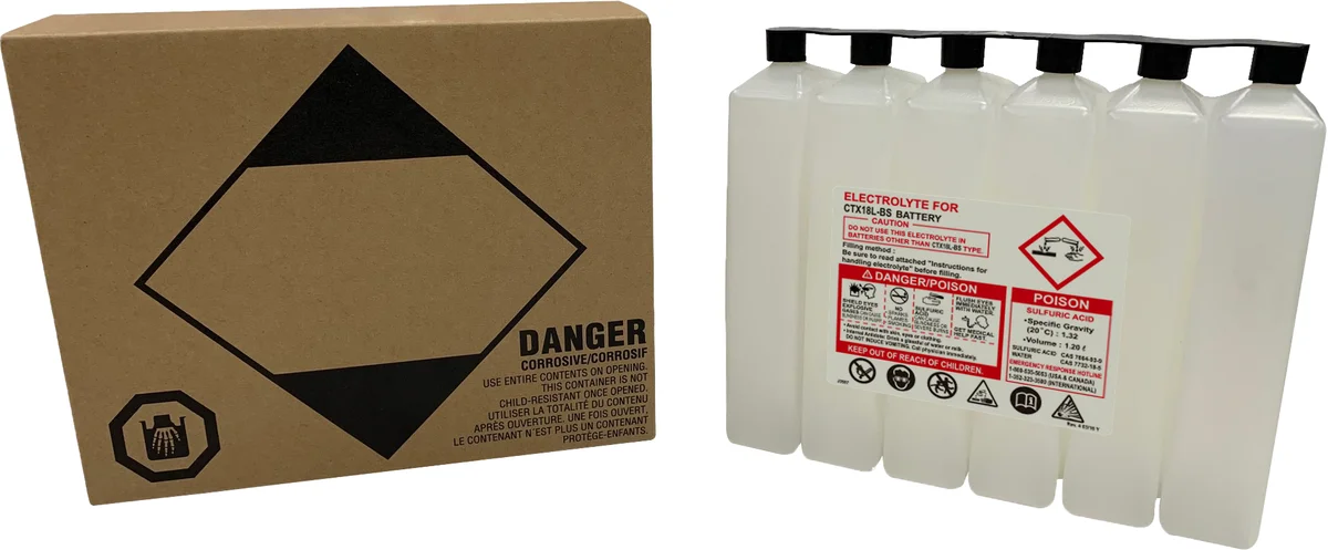 FIRE POWER - 1200CC CTX - Sealed Battery Electrolyte Pack