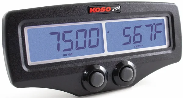 KOSO - BA006010-X - Dual EGT Gauge w/RPM & Water Temperature Probe Kit