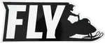 FLY RACING - NEW- 45" - FLY Snow 2021 Rider Sticker