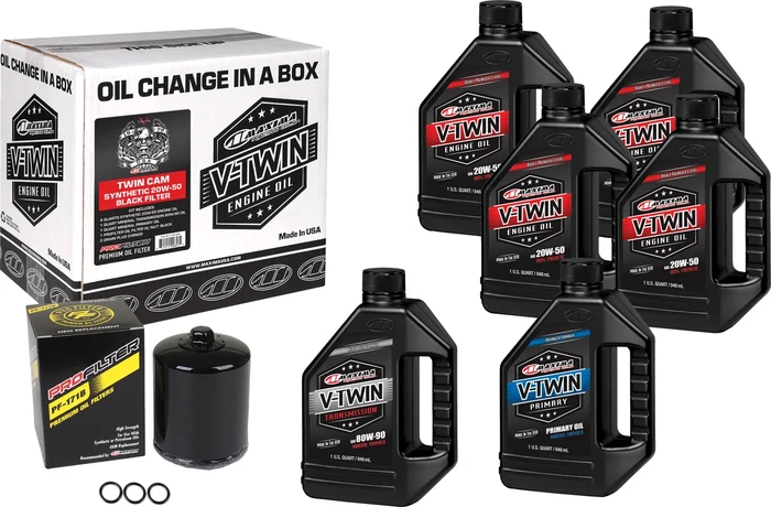 MAXIMA - 90-119016PB - V-Twin Oil Change Kit