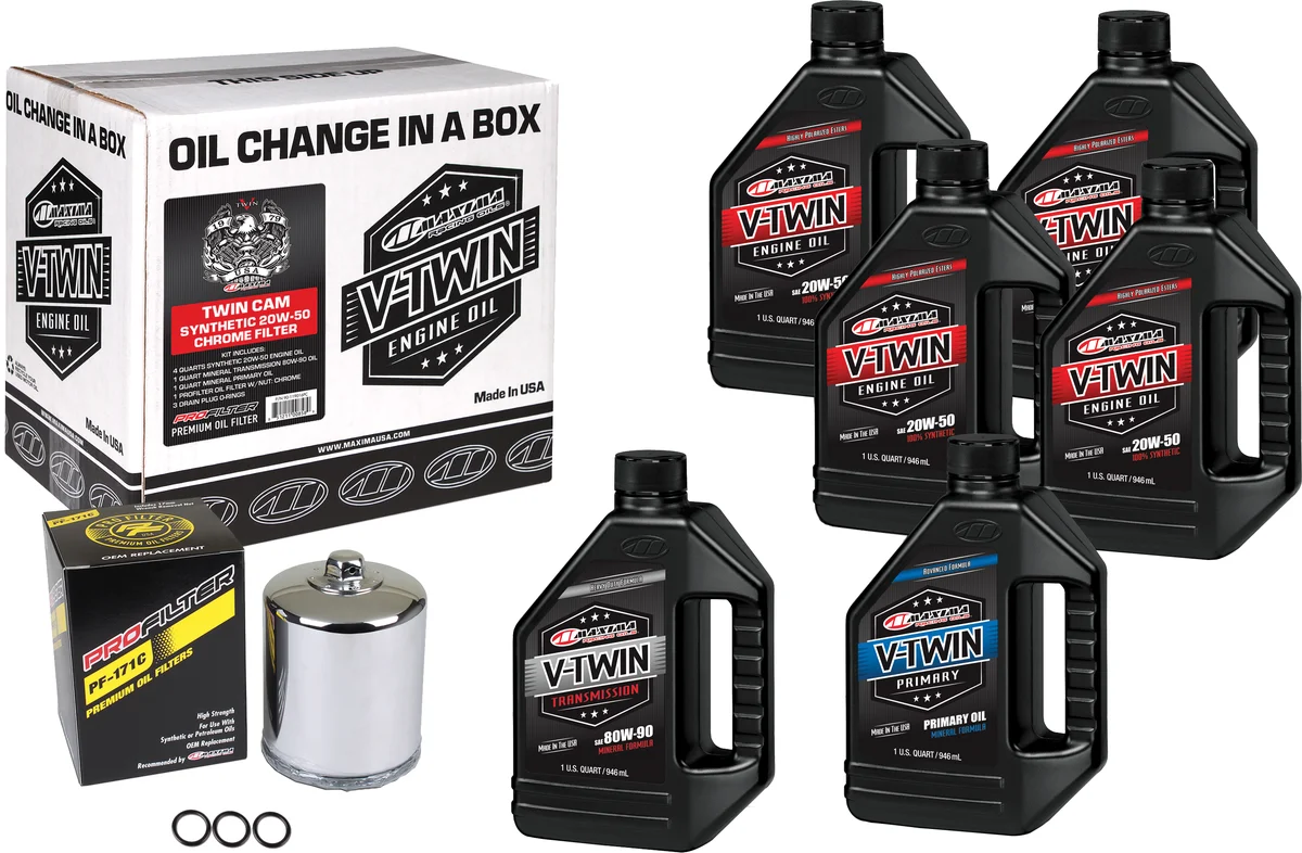 MAXIMA - 90-119016PC - V-Twin Oil Change Kit