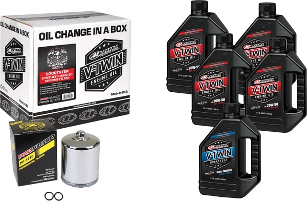 MAXIMA - 90-119015PC - V-Twin Oil Change Kit