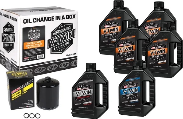 MAXIMA - 90-069016PB - V-Twin Oil Change Kit