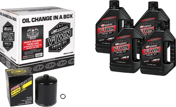 MAXIMA - 90-119014PB - V-Twin Quick Change Oil Filter Kit