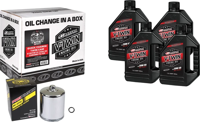 MAXIMA - 90-119014PC - V-Twin Quick Change Oil Filter Kit
