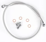 STREAMLINE 30-Inch Universal Rear Brake Line Kit - Durable Braided Stainless Steel for ATVs & UTVs