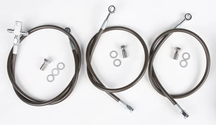 STREAMLINE DS650-F-2 Front Brake Line Kit - High-Performance Brake System for Powersports Vehicles