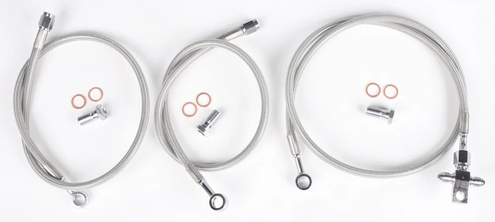 STREAMLINE TRX450-F Front Brake Line Kit - Durable Brake System Upgrade for Off-Road Vehicles