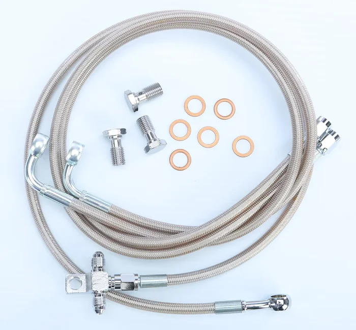 STREAMLINE KFX450-F Front Brake Line Kit - Durable, High-Performance Brake System for Off-Road Riders