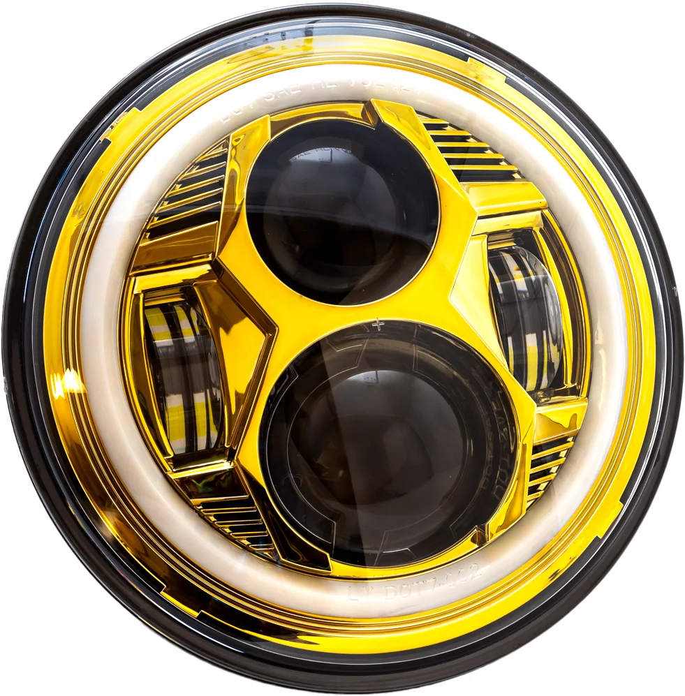 LETRIC LIGHTING CO - LLC-CC-7G - 7" LED Headlight w/ Mount Adapter