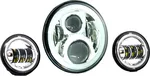 LETRIC LIGHTING CO - LLC-LHK-7CH - 7" LED Headlight w/ Mount Adapter