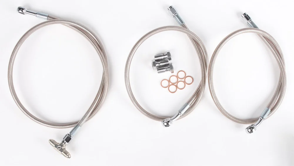 STREAMLINE LTR450-F Front Brake Line Kit - Durable & Reliable Brake System Upgrade for Powersports Vehicles