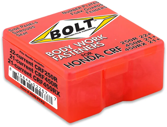 BOLT - HON-PFK3 - Full Body Work Fastener Kit