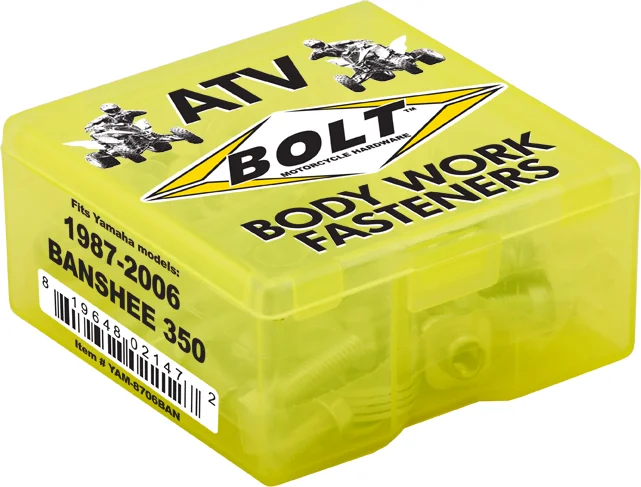 BOLT YAM-8706BAN ATV Body Work Fastener Kit - Durable Hardware for ATV Maintenance