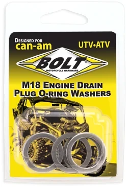 BOLT - CAN-ALM18 - Engine Drain Plug Washer 5/pk