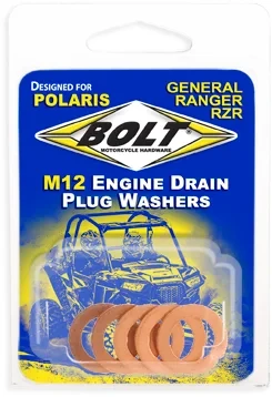 BOLT - RZR-CPR12 - Engine Drain Plug Washer 5/pk