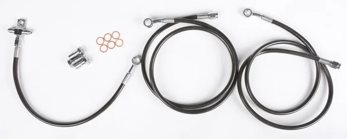 STREAMLINE BAN-F-SMOKE Front Brake Line Kit - Durable Brake Line Upgrade for Powersports Vehicles