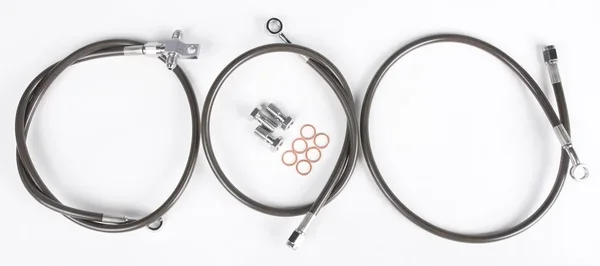 STREAMLINE YFZ450-F-2SMOKE Front Brake Line Kit - High-Performance Brake System for Yamaha Off-Road Bikes