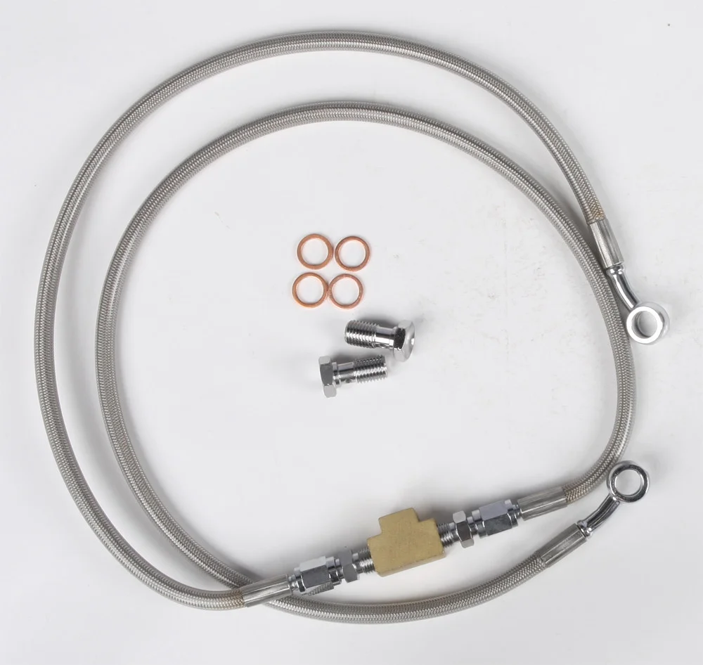 STREAMLINE RHIN700-R Rear Brake Line Kit - Durable, High-Performance Brake System for Powersports Vehicles