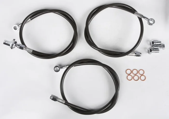 STREAMLINE YFZR-F-2-SM Front Brake Line Kit - Durable Brake Hose for YFZR250/250R