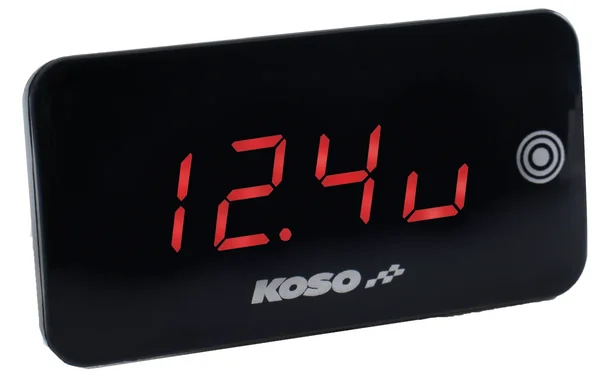 KOSO - BA068041 - Super Slim Touch Screen Volt & Temp Gauge