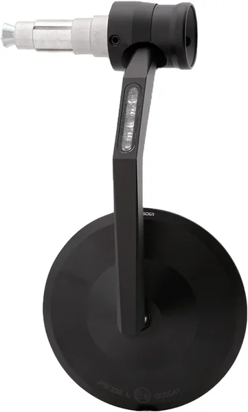 HIGHSIDER - 301-528 - Montana Rim Handlebar Mirror W/Run Lights/Turn Signals