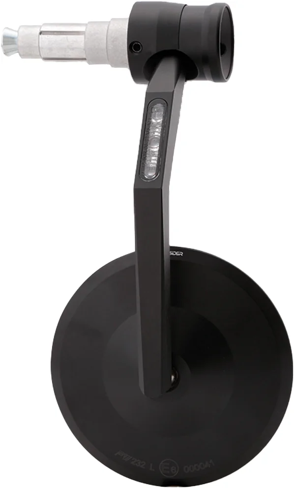 HIGHSIDER - 301-528 - Montana Rim Handlebar Mirror W/Run Lights/Turn Signals